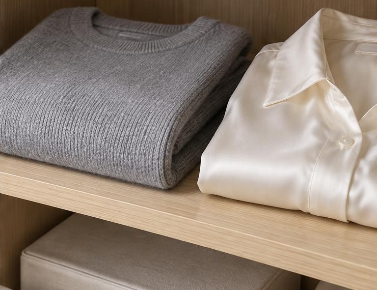 ๐งถ Store folded on a shelf, clean and dry
