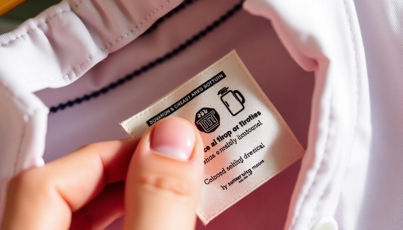 The care label tells you the maximum safe temperature for every garment.